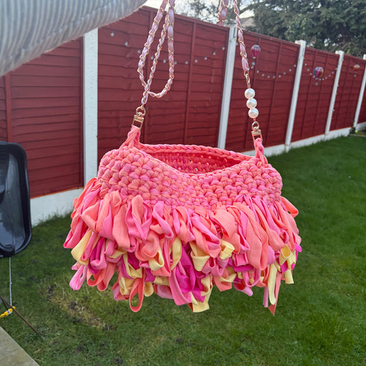 coral candy 'loopy' bag