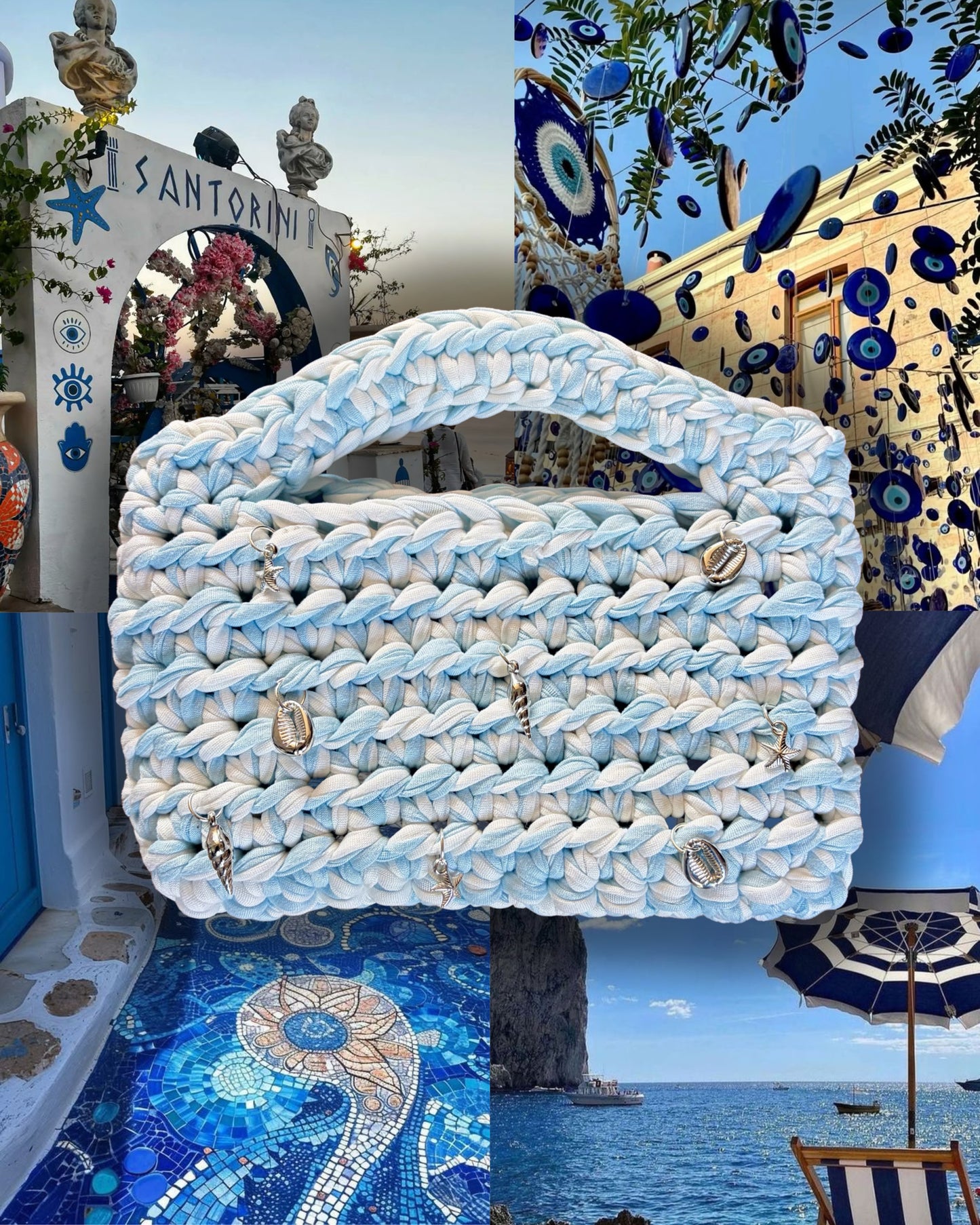 santorini 'resort mini' bag